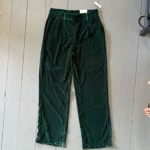 41. Velvet wide leg pants